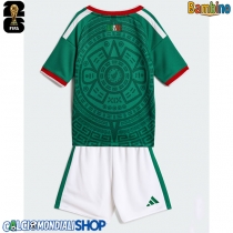 Maglie da calcio Messico Prima Maglia Bambino Mondiali 2026  Manica Corta (+ Pantaloni corti)